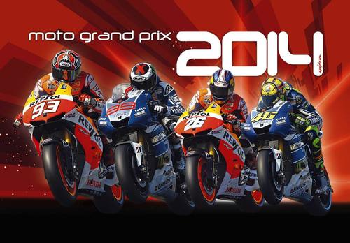 Nástenný kalendár MotoGP 2014