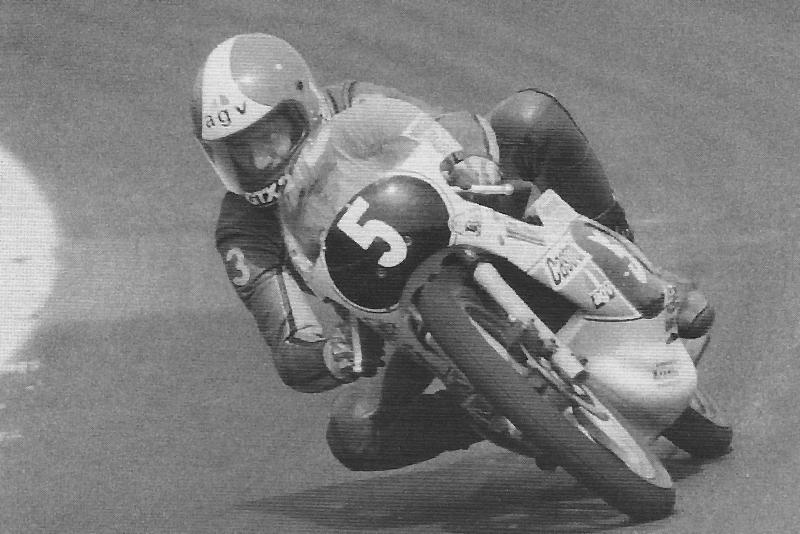 Peter Baláž na ceste k doteraz posledným slovenským bodom v Grand Prix. Brno 1979.