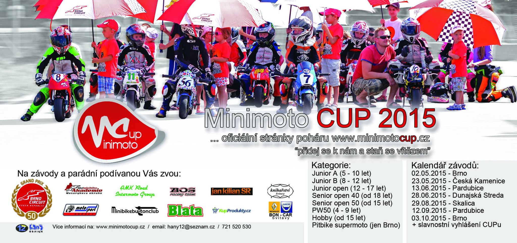 MinimotoCUP zavítá na Slovensko v roce 2015 hned dvakrát