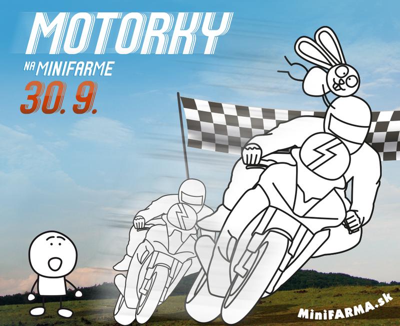 Motocykloví pretekári sa so svojimi strojmi predstavia na Minifarme v Lubine