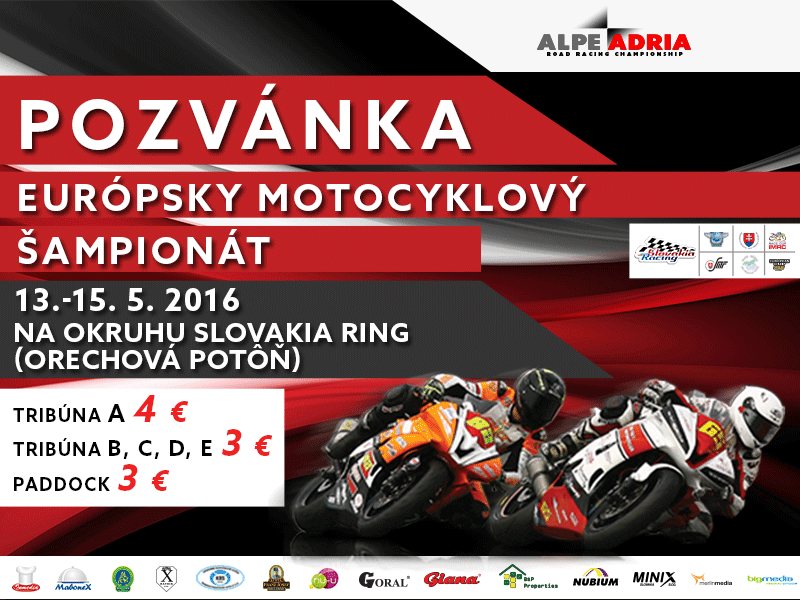 Európska motocyklová elita sa predstaví na Slovakia Ringu