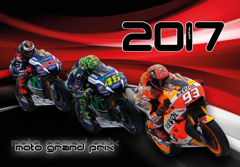 Nástenný kalendár MotoGP 2017