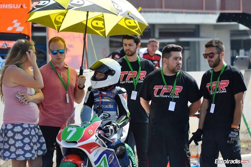 Ondřej Honzák po dvojzávodu Moto4 CEV v Alcarrasu