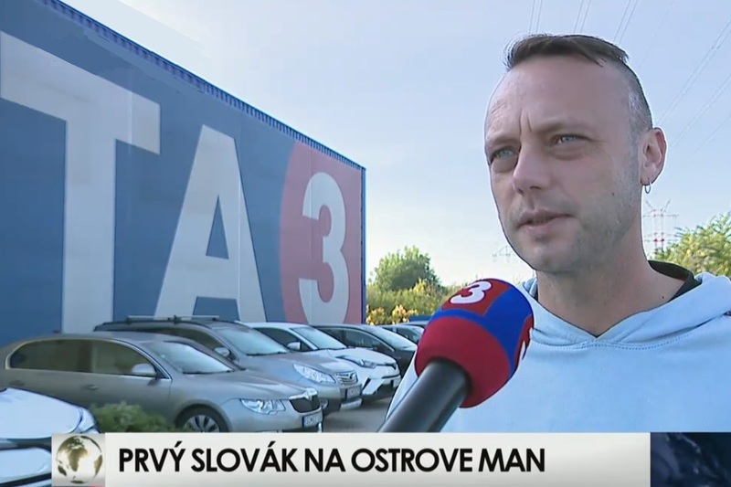 Miro Laki Sloboda sa predstavil v televízii TA3