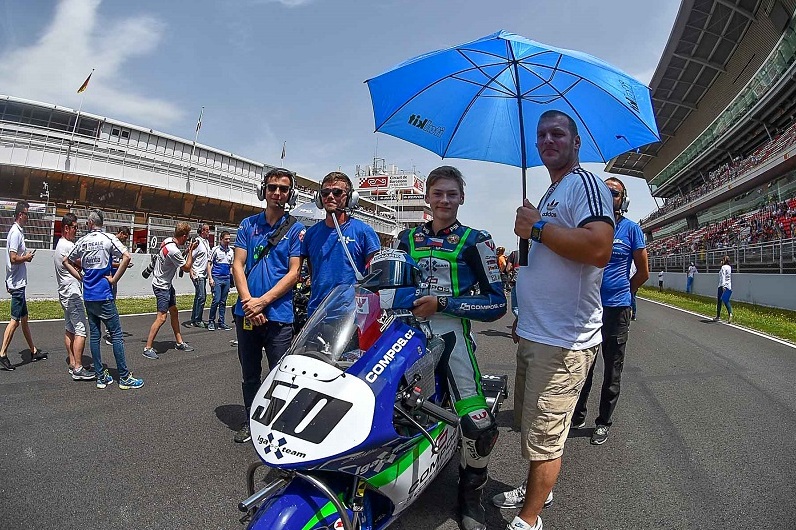 Ondřej Vostatek po závodech FIM CEV Repsol v Barceloně