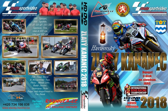 Nové: 2DVD Zlatý Kahanec + 1DVD IRRC Těrlicko