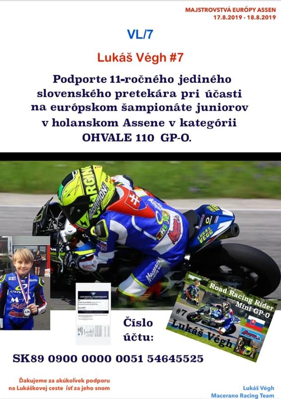 Podporme 11-ročného Lukáša Végha na ceste na európsky šampionát v Assene!