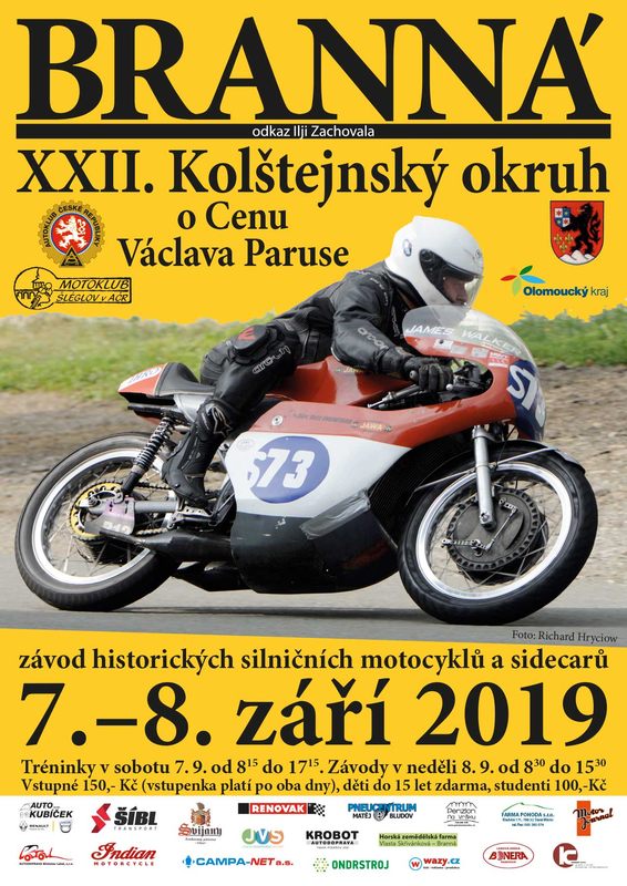 Cez víkend do Brannej na Kolštejnský okruh o Cenu Václava Parusa