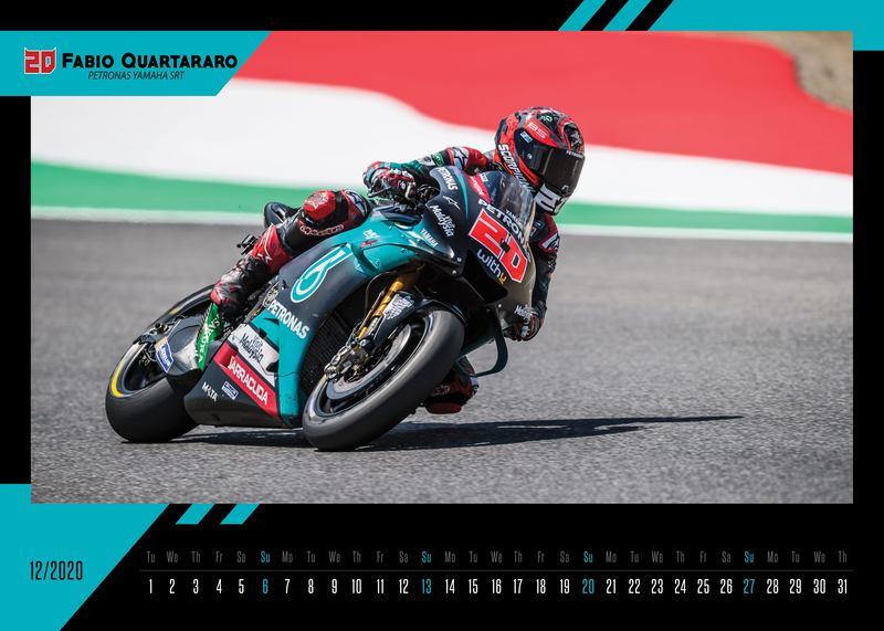 Nástenný kalendár MotoGP 2020 od Petra Ružu