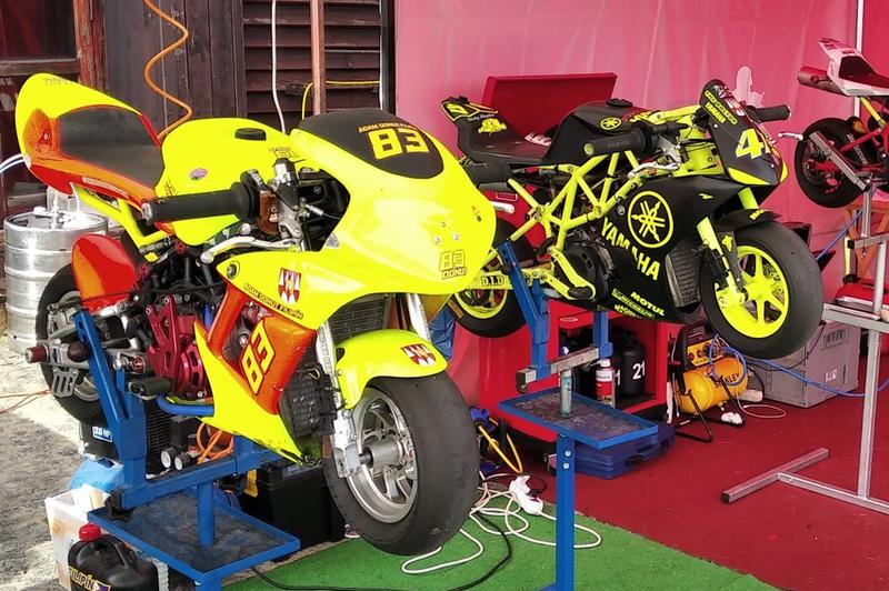 Prodám minibike DM CS racing 2T 40 a Blata Ultima 2T 40