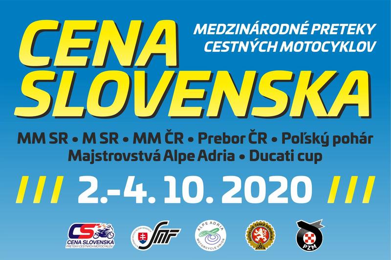 Informácie k motocyklovej Cene Slovenska 2020