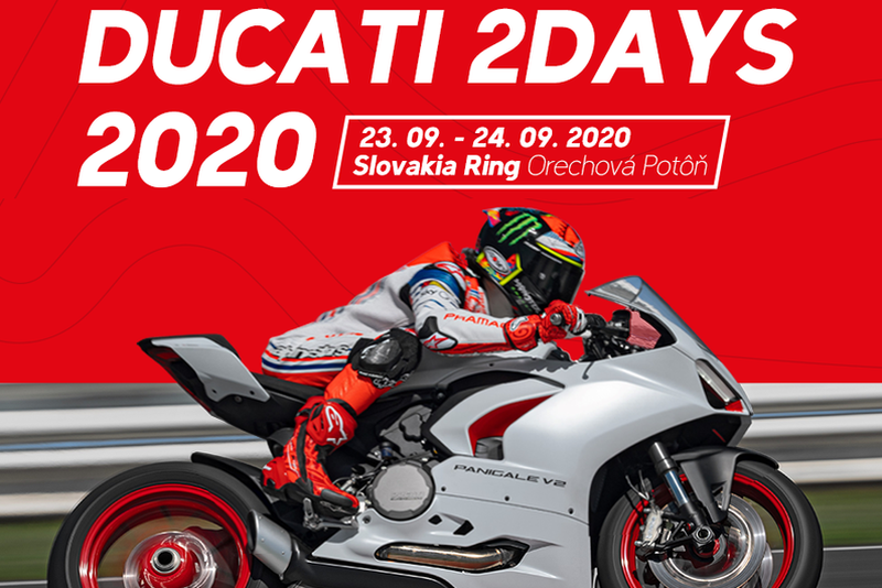 DUCATI 2DAYS 2020 – užite si dva dni jazdenia na Slovakia Ringu