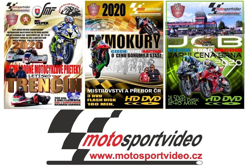 Nabídka DVD od Motosportvidea z loňské sezóny