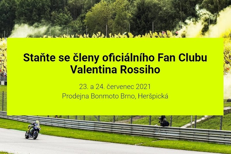 Staňte se členy oficiálního Fan Clubu Valentina Rossiho