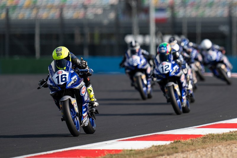 Maxim Repák v Magny Cours na pódiu