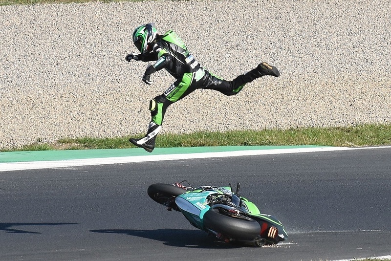 Mostecký crash týmu Bolliger Switzerland od Luboše Novosáda