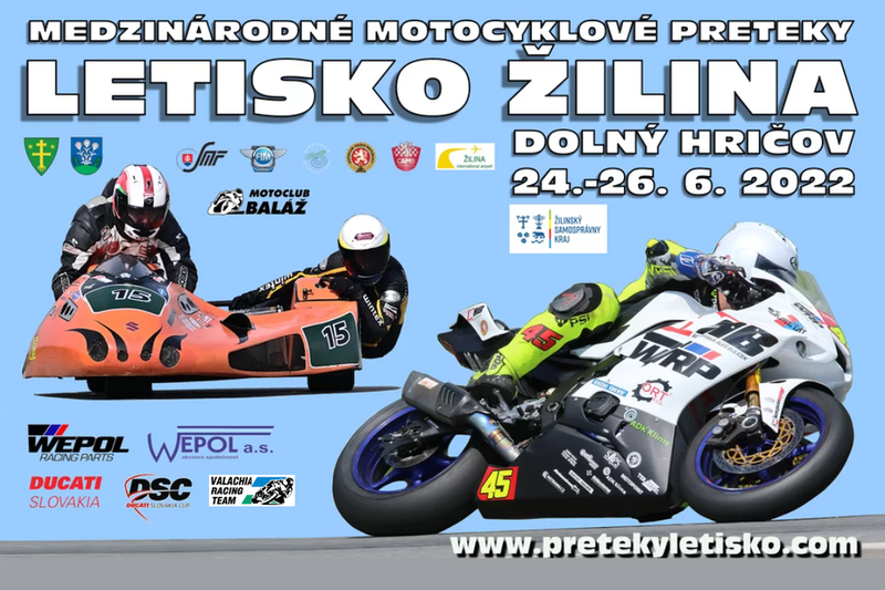 Live timing a výsledky z Dolného Hričova 2022