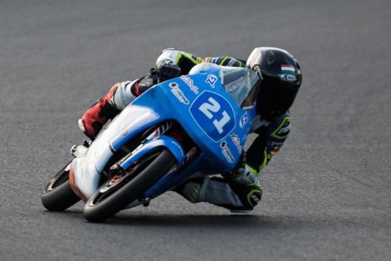 László Lőrinc na pretekoch Northern Talent Cup v Moste
