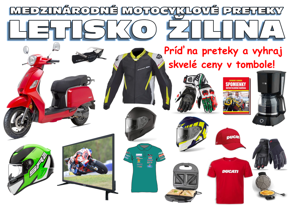 Na pretekoch v Žiline je pripravená bohatá tombola a program pre celú rodinu