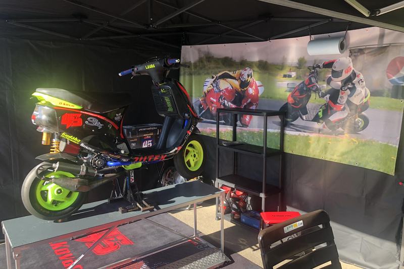 Denis Kováč na European scooter trophy v nemeckom Harz-ringu