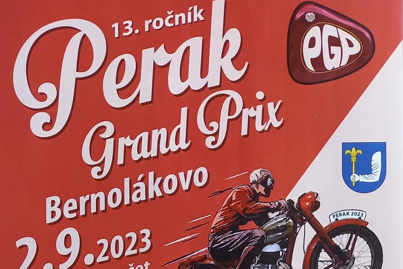 13. ročník Perak Grand Prix v Bernolákove bude 2. 9. 2023