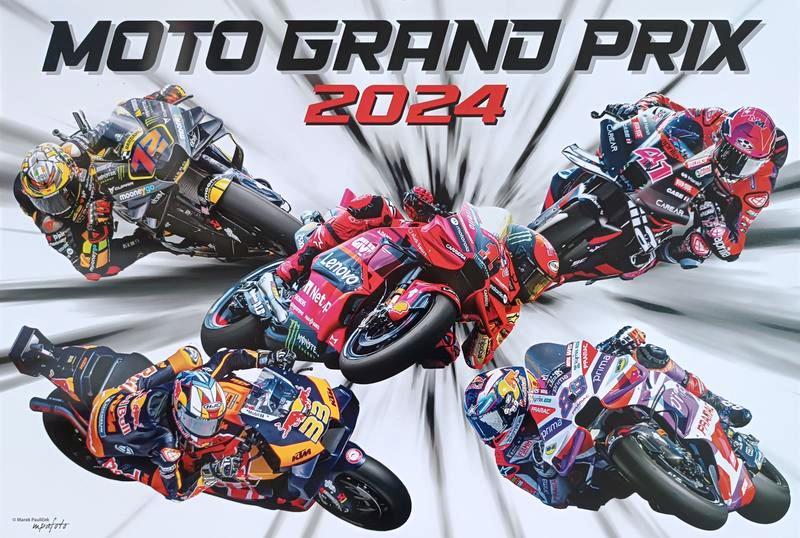 Nástenný kalendár MotoGP 2024 – vypredané