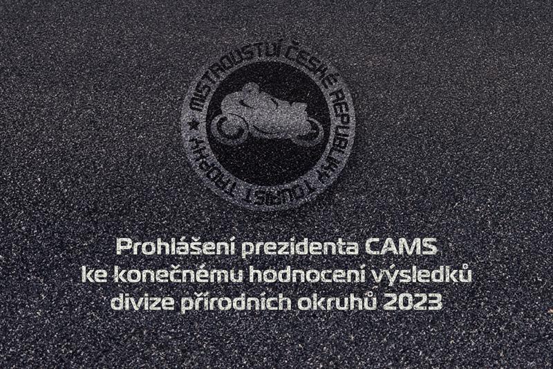 Prohlášení prezidenta CAMS ke konečnému hodnocení výsledků divize přírodních okruhů 2023