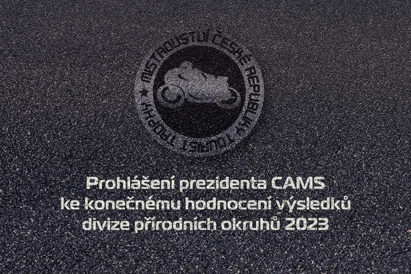 Prohlášení prezidenta CAMS ke konečnému hodnocení výsledků divize přírodních okruhů 2023