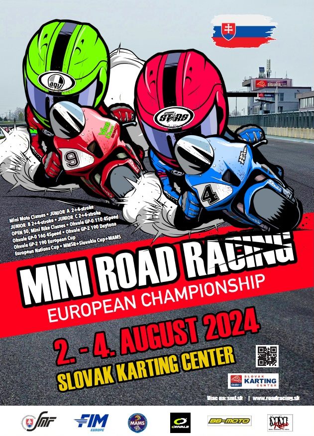 ME Mini Road Racing a MMSR mládeže Slovakia Ring online