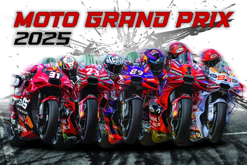 Nástenný a stolový kalendár MotoGP 2025