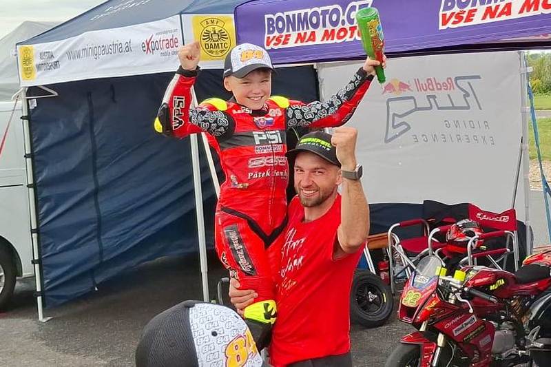 Mattia Pátek 1. vicemajster Ohvale Austria Rookies Challenge