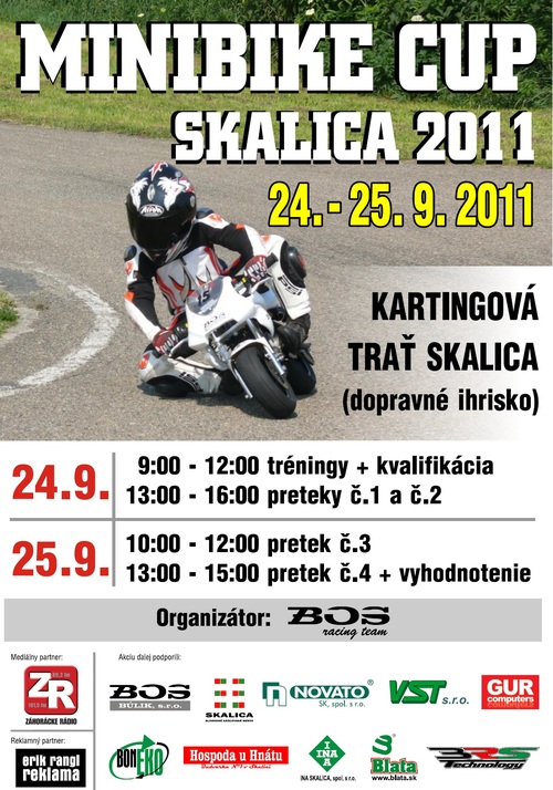 Minibike Cup Skalica – 24. a 25. 9.