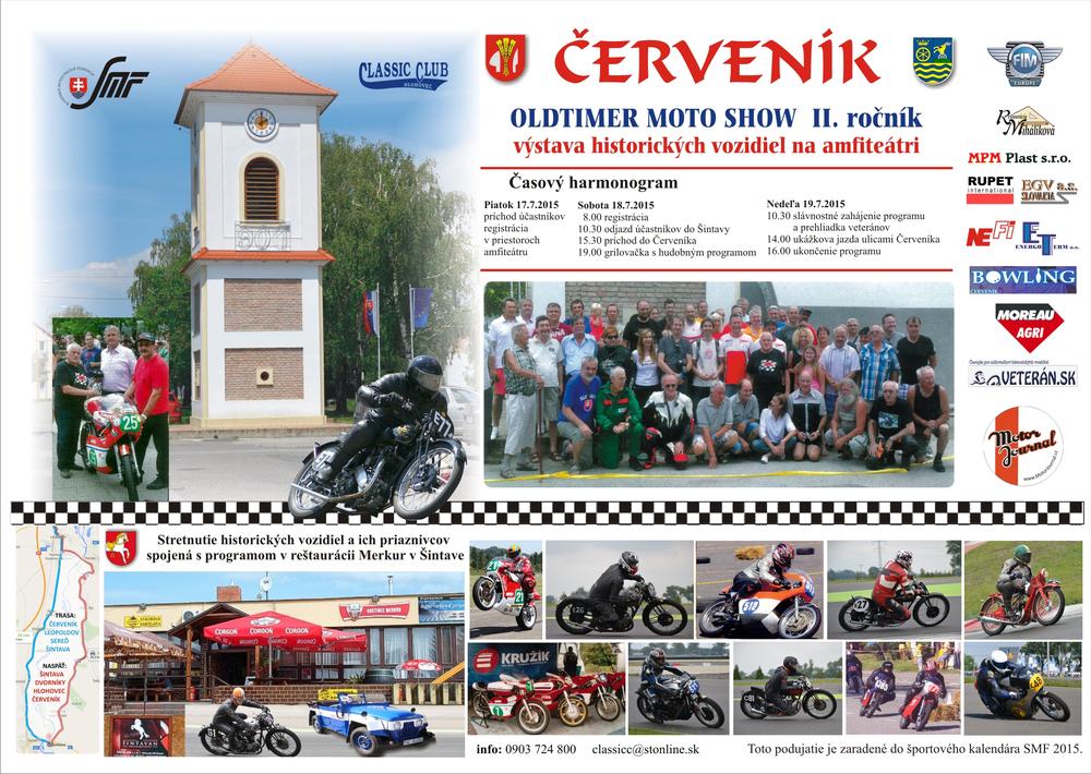 II. ročník Oldtimer Moto Show Červeník už o mesiac