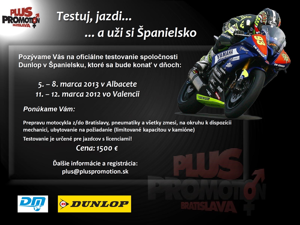 Pozvánka na testovanie do Španielska
